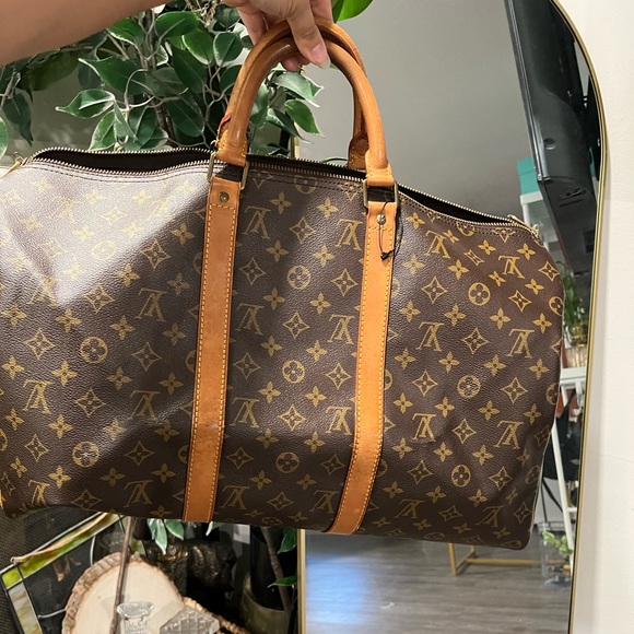 SOLD♥️FINAL SALE💐LOUIS VUITTON monogram canvas keepall duffel bag ✨ - Picture 8 of 16